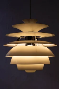 New Pamono PH Snowball Pendant Lamp by Henningsen from Louis Poulsen, 1980s