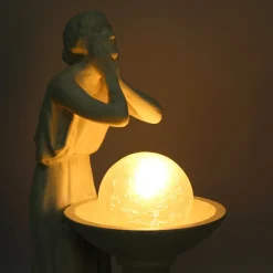 Pamono Pharmacy Advertising Table Lamp from Vichy Source De Beaute, 1940s