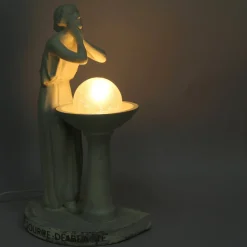 Pamono Pharmacy Advertising Table Lamp from Vichy Source De Beaute, 1940s
