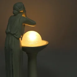 Pamono Pharmacy Advertising Table Lamp from Vichy Source De Beaute, 1940s