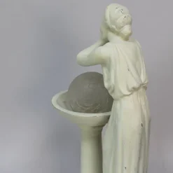 Pamono Pharmacy Advertising Table Lamp from Vichy Source De Beaute, 1940s