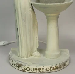 Pamono Pharmacy Advertising Table Lamp from Vichy Source De Beaute, 1940s