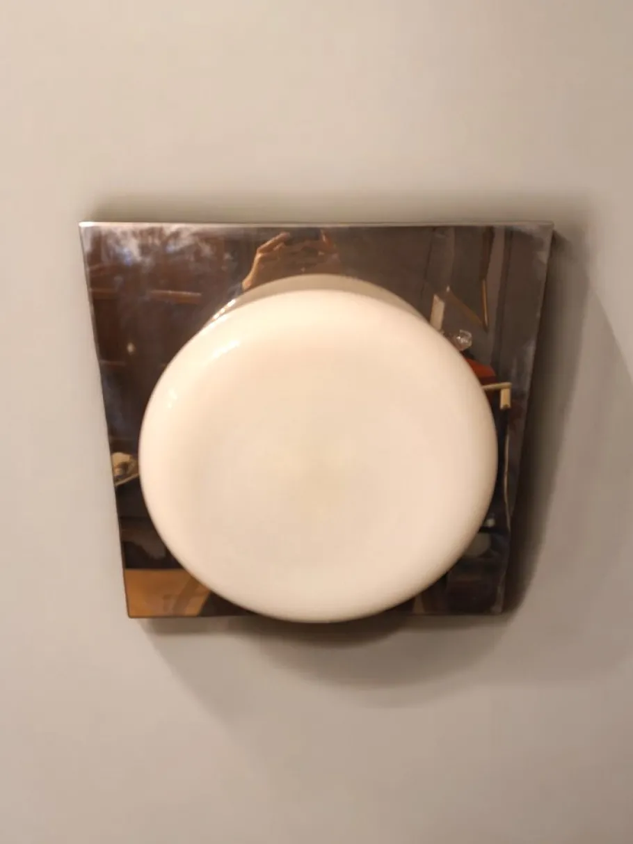 Discount Pamono Pia 3 Model Ceiling Lamp by Salvatore Gregorietti for Sirrah, Italy, 1970s