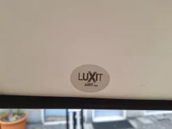 Sale Pamono Piantana Mod the Great JJ Nera by Jac Jacobsen for Luxit Leucos, 1980s