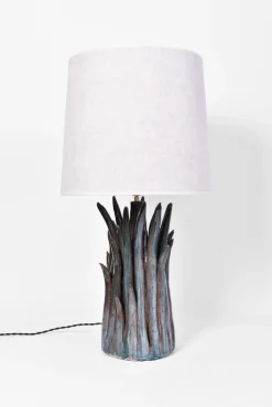 Best Pamono Pico Blue Ceramic Lamp by Barracuda Interiors