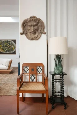 Discount Pamono Pico Green Ceramic Lamp by Barracuda Interiors