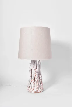 Discount Pamono Pico White Ceramic Lamp by Barracuda Interiors
