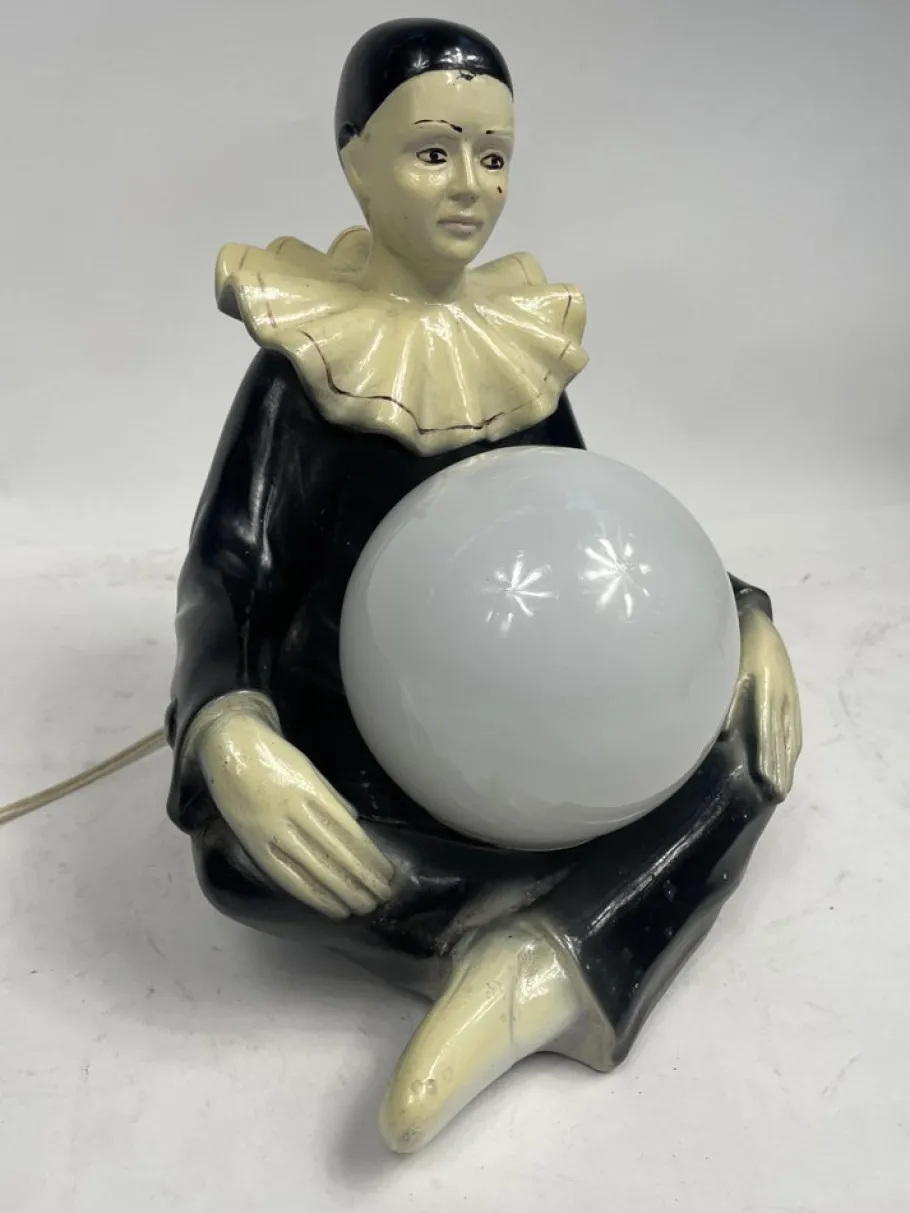 New Pamono Pierrot Lamp in Ceramic, 1960s