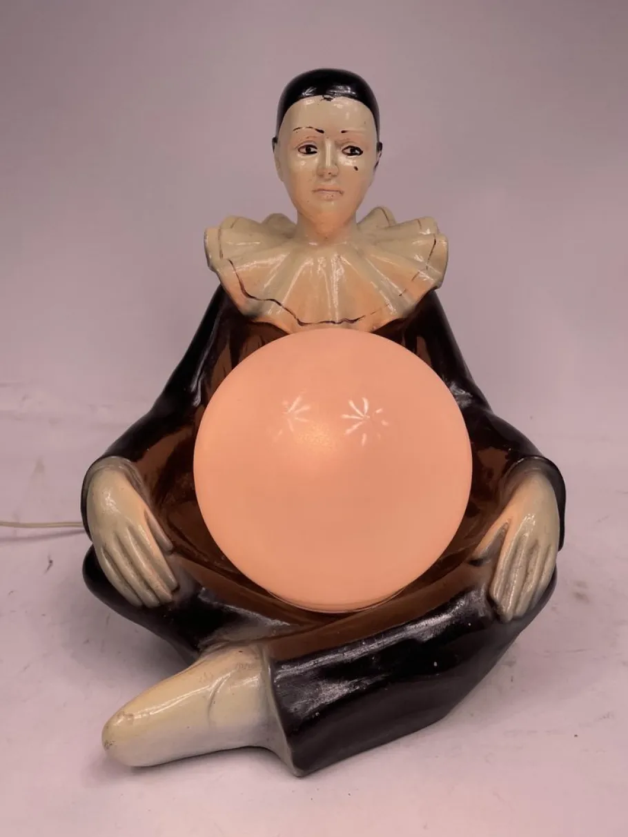 New Pamono Pierrot Lamp in Ceramic, 1960s