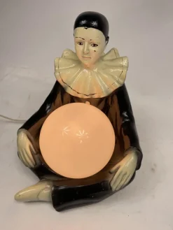 New Pamono Pierrot Lamp in Ceramic, 1960s