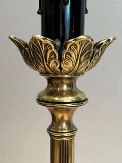 Sale Pamono Pineapple Floor Lamp in Brass