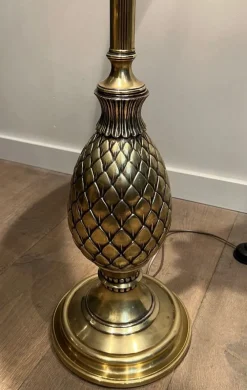 Sale Pamono Pineapple Floor Lamp in Brass
