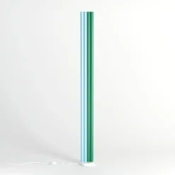 Best Pamono Pink and Yellow Parallel Tubes Floor Light by Atelier Areti