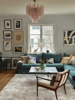 Best Pamono Pink Murano Glass Tronchi Chandeliers, Set of 2