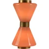 Clearance Pamono Pink Murano Hourglass Table Lamp, 1960s