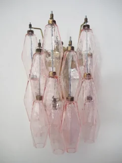 Discount Pamono Pink Murano Stairwell Corridor Wall Sconce