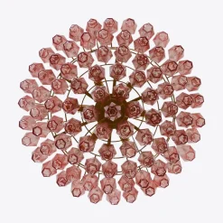 Best Pamono Pink Sorrento Chandelier from Pure White Lines