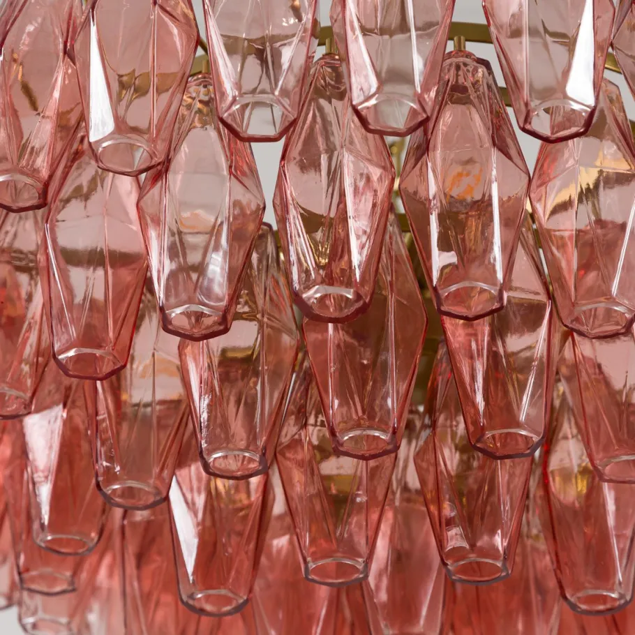 Best Pamono Pink Sorrento Chandelier from Pure White Lines