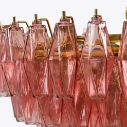 Best Pamono Pink Sorrento Chandelier from Pure White Lines