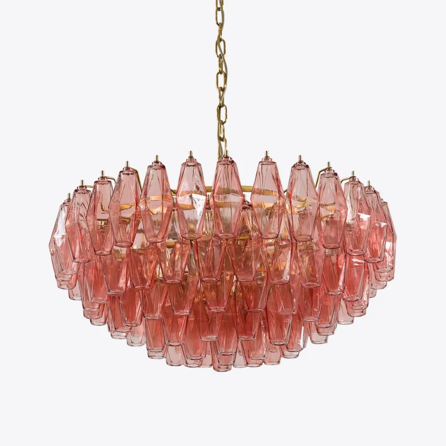 Best Pamono Pink Sorrento Chandelier from Pure White Lines
