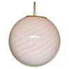 Sale Pamono Pink Swirl and Milky-White Sphere Pendant in Murano Glass by Simoeng