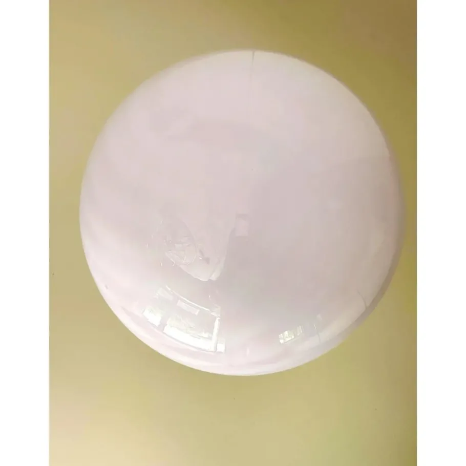 Sale Pamono Pink Swirl and Milky-White Sphere Pendant in Murano Glass by Simoeng