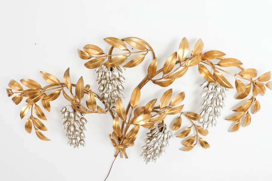 Sale Pamono Pioggia Doro Wall Lamp by Hans Kögl, 1970s