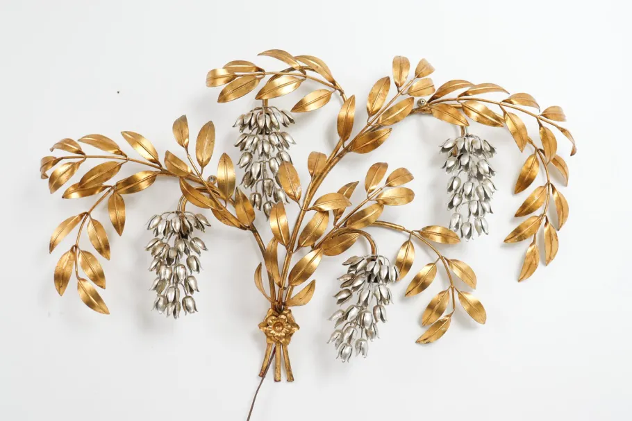 Sale Pamono Pioggia Doro Wall Lamp by Hans Kögl, 1970s