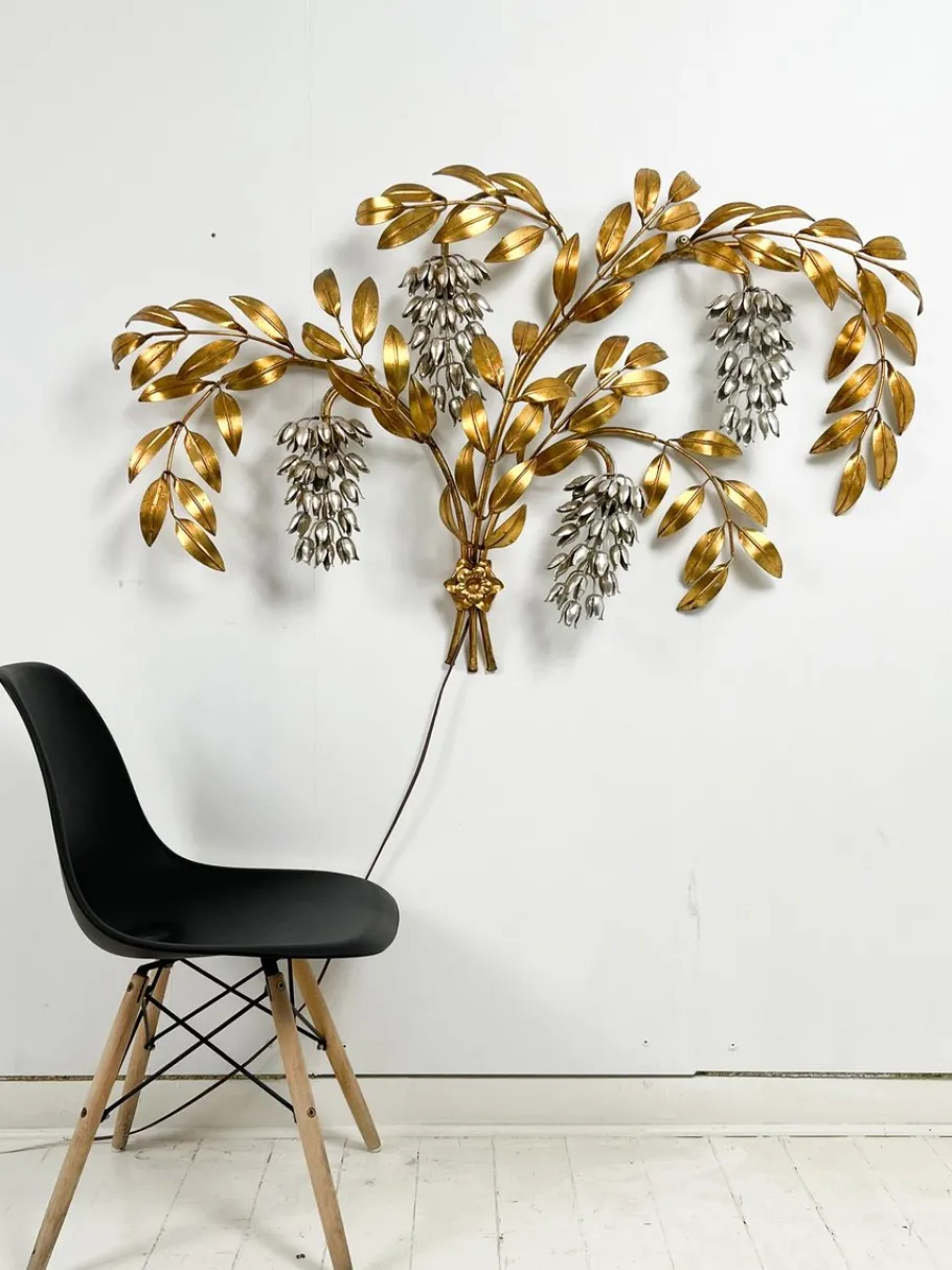 Sale Pamono Pioggia Doro Wall Lamp by Hans Kögl, 1970s