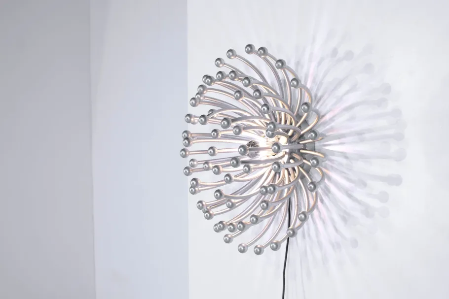 New Pamono Pistillo Lamp by Studio Tetrarch for Valenti Luce, 1970s