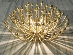 Clearance Pamono Pistillo Table Lamp by Studio Tetrarch for Valenti, 1969