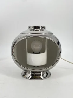 Clearance Pamono Platinum-Plated Version of the Valencia Table Lamp by Marcello Cuneo for Philips, in the Original Box, 1960s