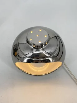 Clearance Pamono Platinum-Plated Version of the Valencia Table Lamp by Marcello Cuneo for Philips, in the Original Box, 1960s