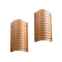 Clearance Pamono Plywood Wall Lamps from Ikea, 1990s, Set of 2