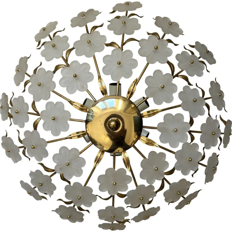 Sale Pamono Poetic Murano Ceiling Light, 1980s