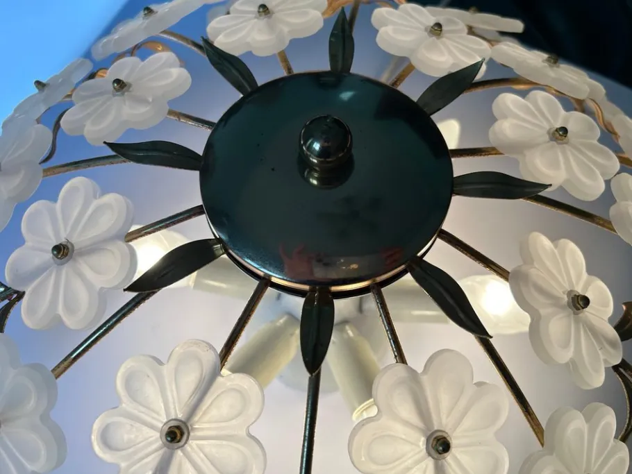Sale Pamono Poetic Murano Ceiling Light, 1980s