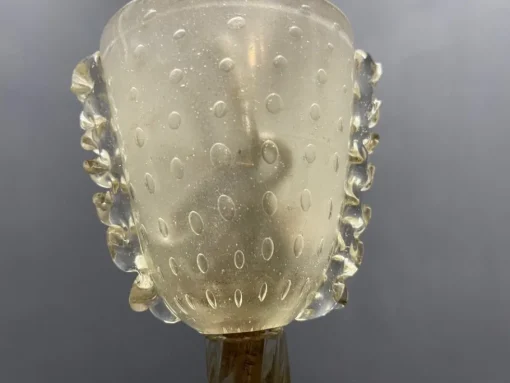 New Pamono Polegoso Murano Glass Pendant from Barovier, Italy, 1940s