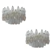 Hot Pamono Poliedri Ceiling Lamps by Carlo Scarpa for Venini, 1950s, Set of 2