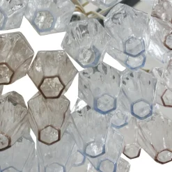 Hot Pamono Poliedri Ceiling Lamps by Carlo Scarpa for Venini, 1950s, Set of 2