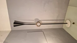 Best Pamono Polifemo Floor Lamp in Lacquered Metal with Marble by Angelo Lelii for Arredoluce, 1956