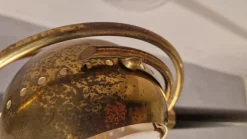 Best Pamono Polifemo Floor Lamp in Lacquered Metal with Marble by Angelo Lelii for Arredoluce, 1956