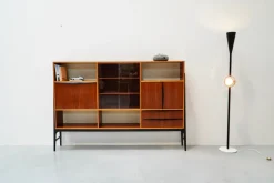 Discount Pamono Polifemo or Eye Floor Lamp Model 12555 by Angelo Lelii for Arredoluce, Italy, 1950s