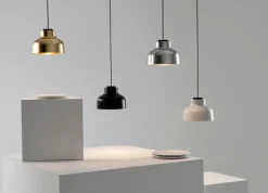 Hot Pamono Polished Aluminum M64 Pendant Lamp by Miguel Mila