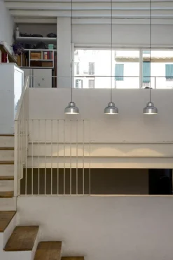 Hot Pamono Polished Aluminum M64 Pendant Lamp by Miguel Mila