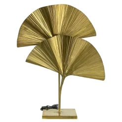 Clearance Pamono Polished Brass Table Lamp, 1980s