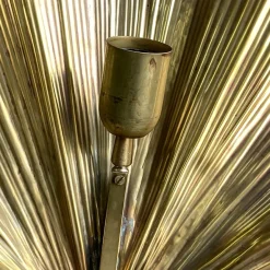 Clearance Pamono Polished Brass Table Lamp, 1980s