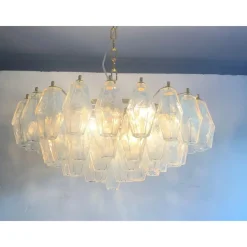 Sale Pamono Polyhedron Murano Glass in Opalino Color by Simoeng for Simoeng