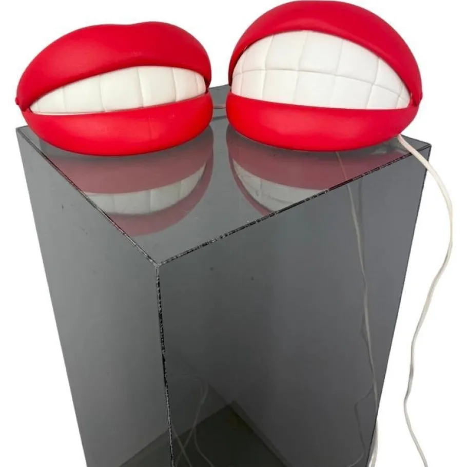 Hot Pamono Pop Art Flabb Lips Lamps from Ikea, Sweden, 2003, Set of 2