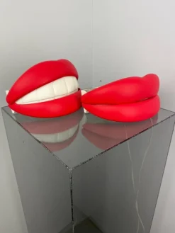 Hot Pamono Pop Art Flabb Lips Lamps from Ikea, Sweden, 2003, Set of 2