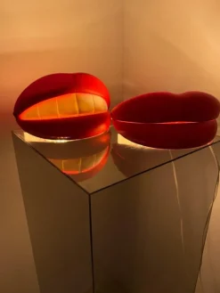 Hot Pamono Pop Art Flabb Lips Lamps from Ikea, Sweden, 2003, Set of 2